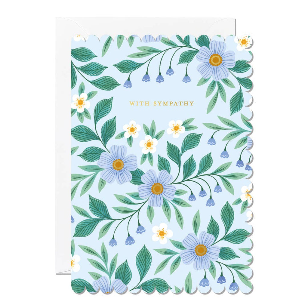 Sympathy Card – With Sympathy Thinking of You Greeting