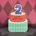 Age 2 Circus Themed Birthday Card