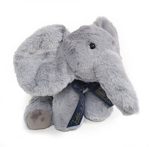 Grey LuxuryHeart Beat Elephant Plush Toy Gift