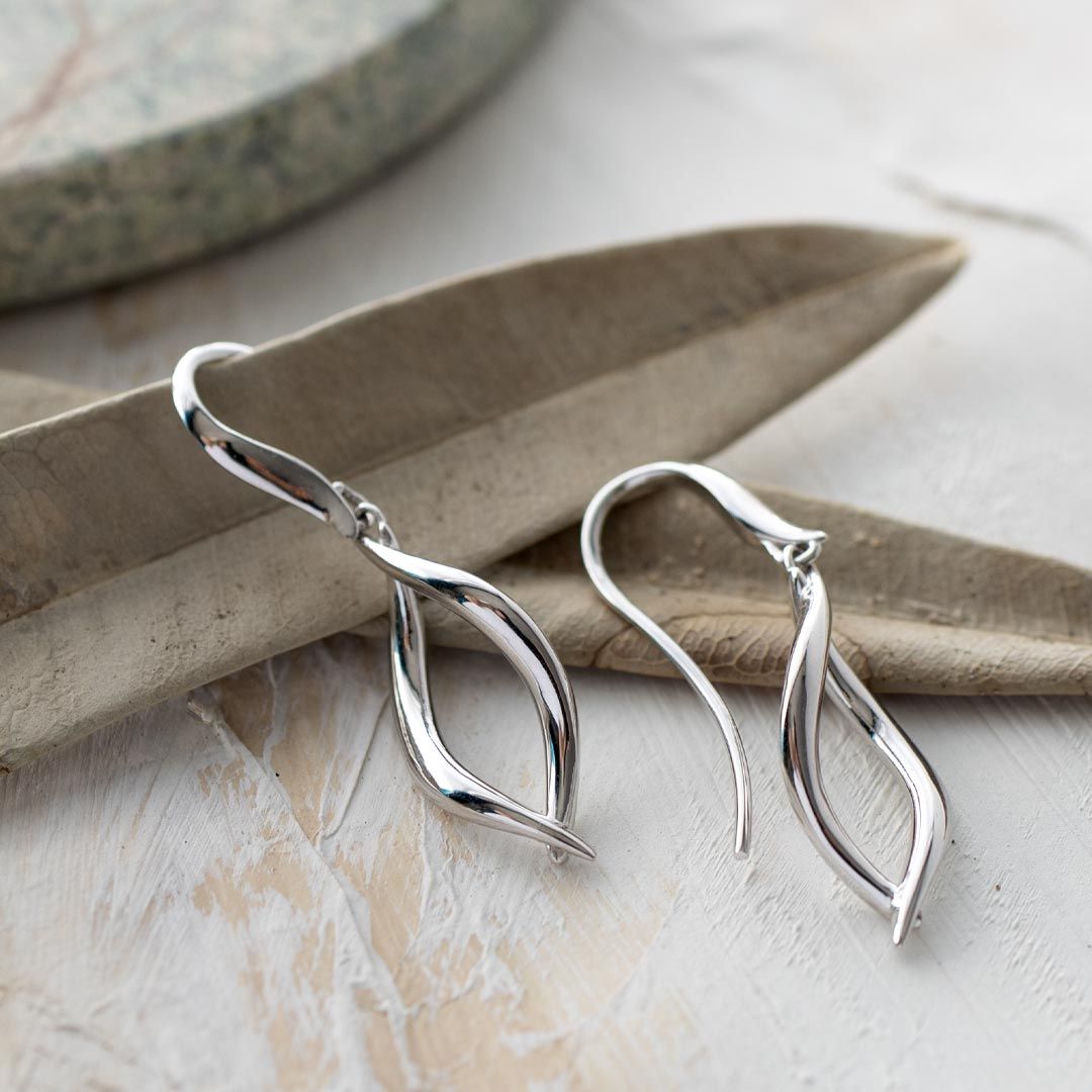 Kit Heath Entwine twine twist Drop Earrings