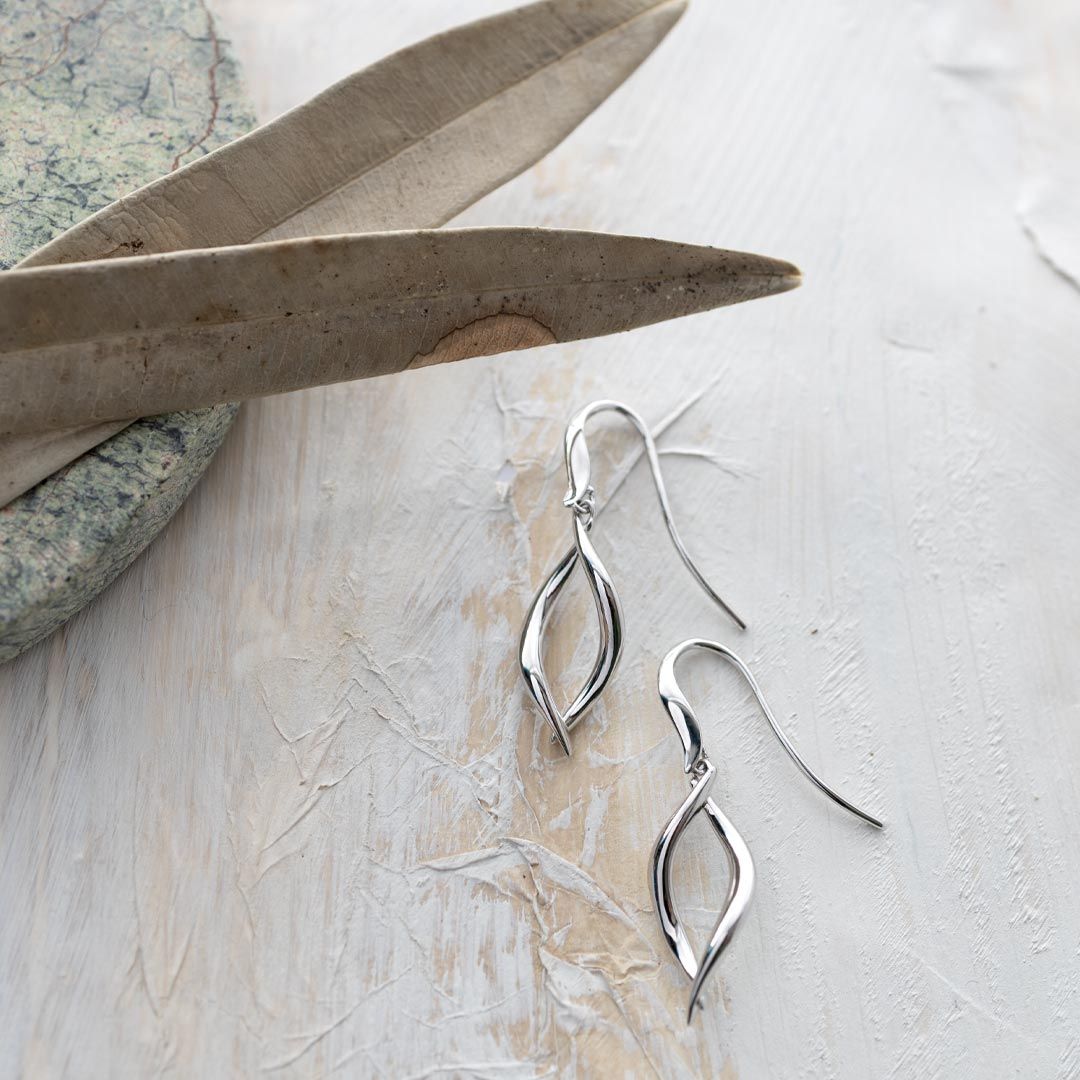 Kit Heath Entwine twine twist Drop Earrings