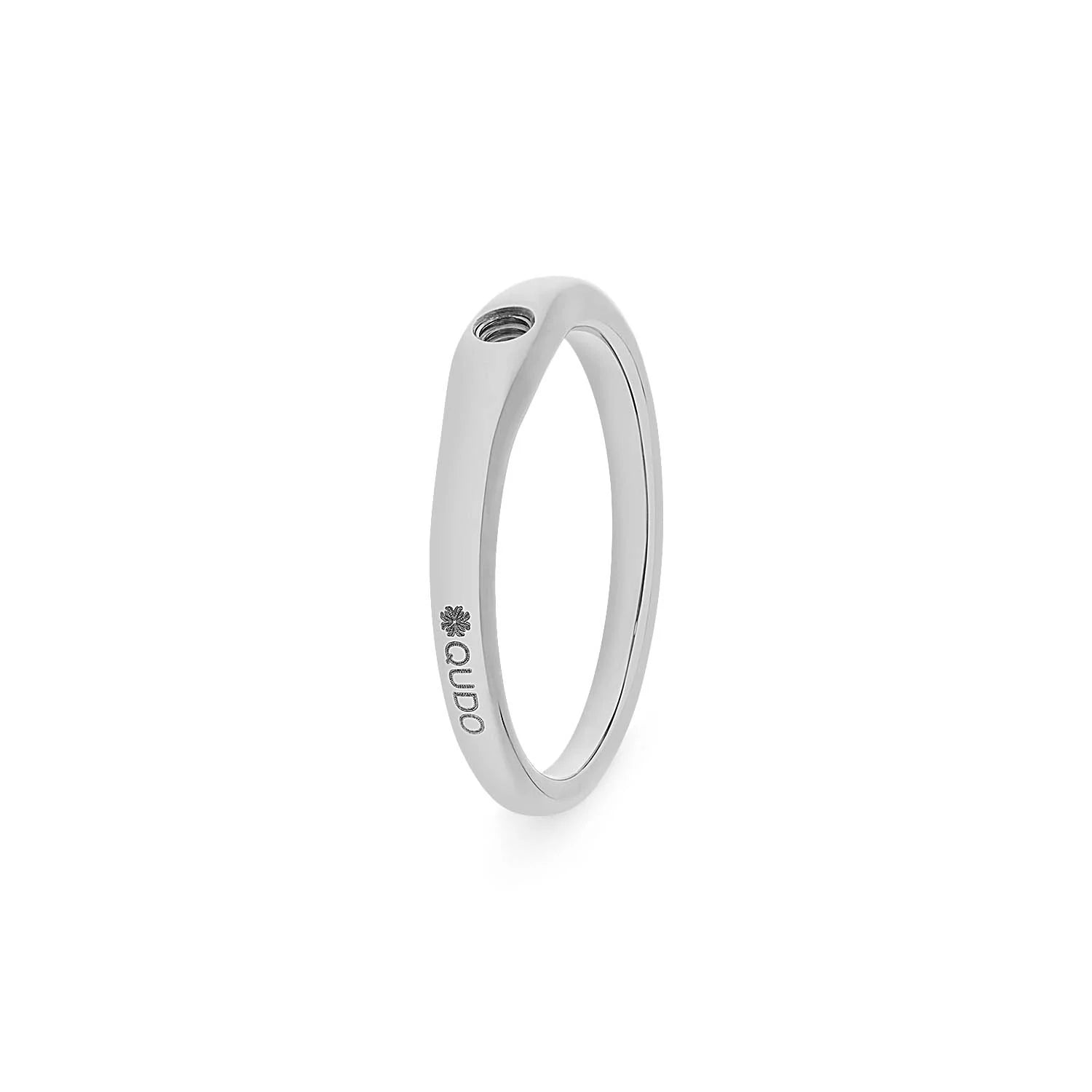 Qudo Silver Basic Ring FINE