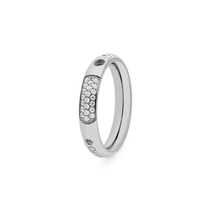 Qudo Silver Basic Ring Small Deluxe