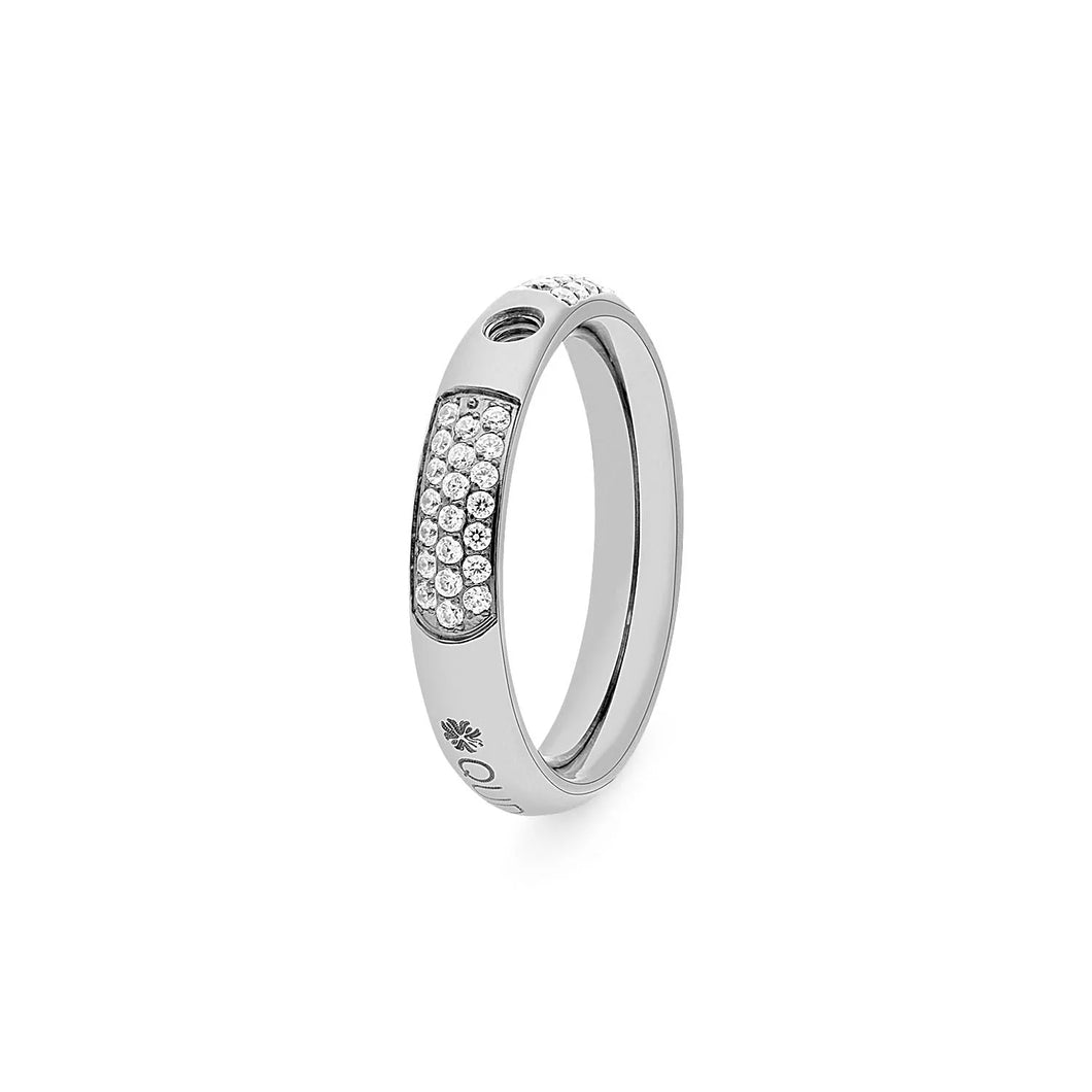Qudo Silver Basic Ring Small Deluxe