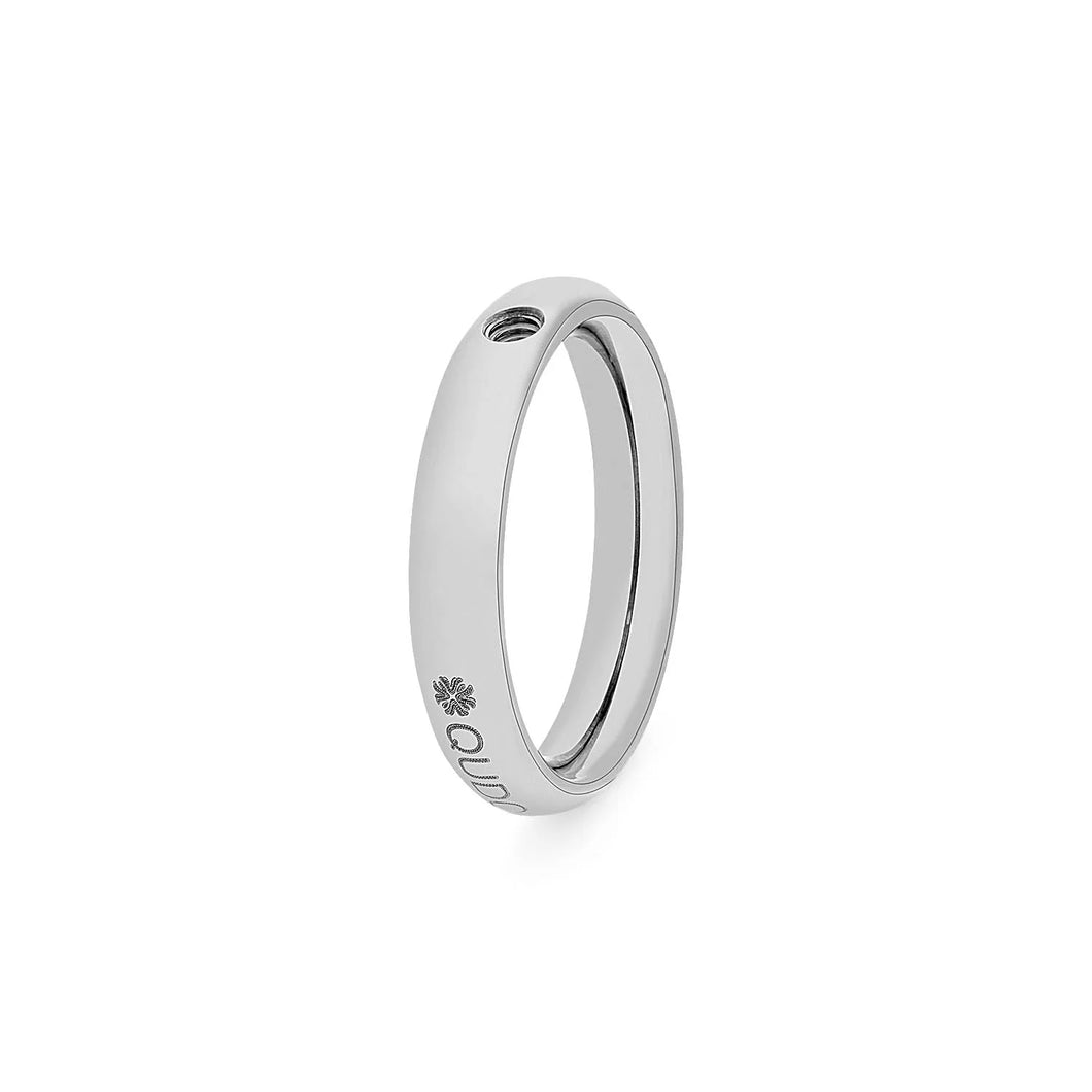 Qudo Silver Basic Ring Small