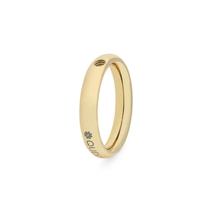 Qudo Silver Basic Ring Small
