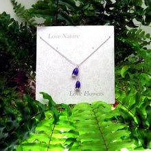 Load image into Gallery viewer, Bluebell Flower Pendant Necklace
