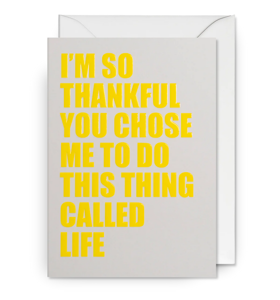 This thing called life - Greeting Card