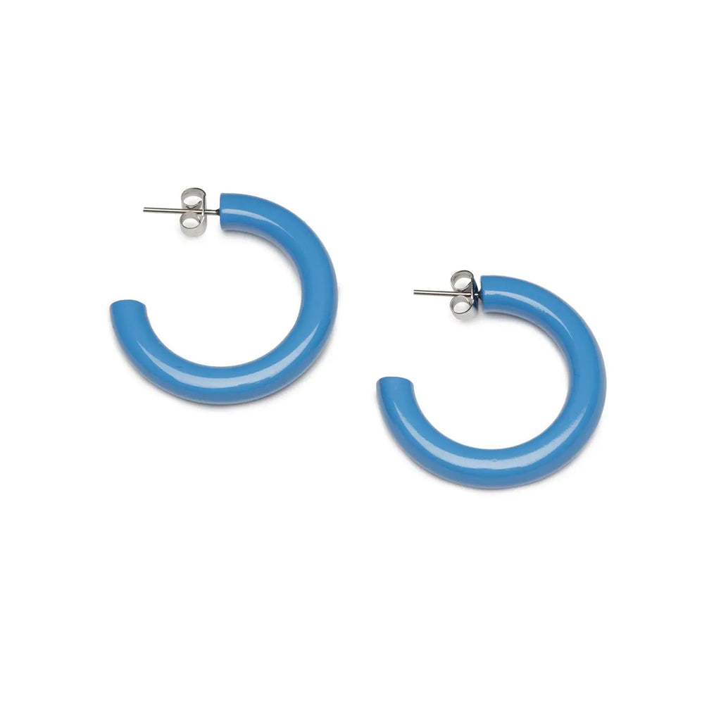 BRANCH Rounded Horn Hoop - Brown Natural