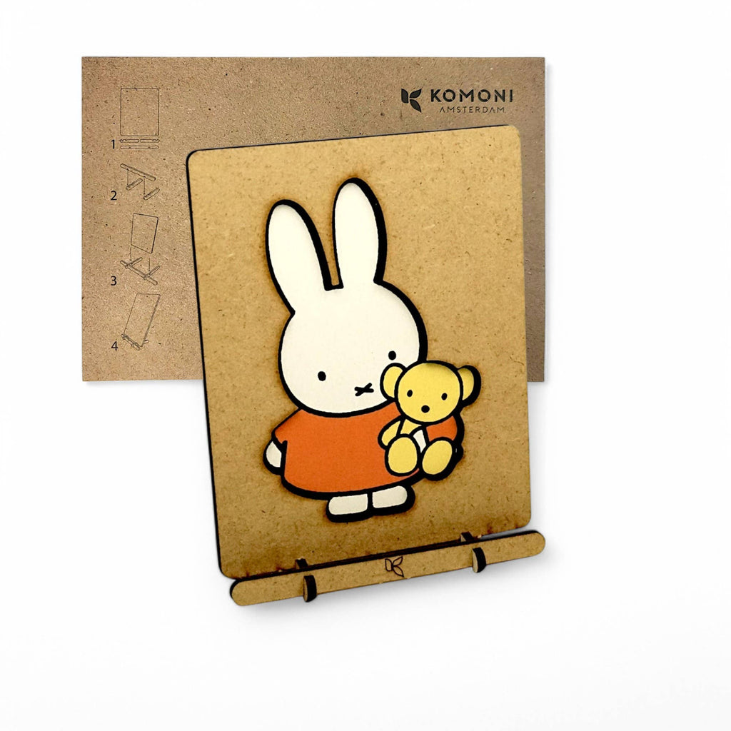 Miffy with Bear Pop-up Card