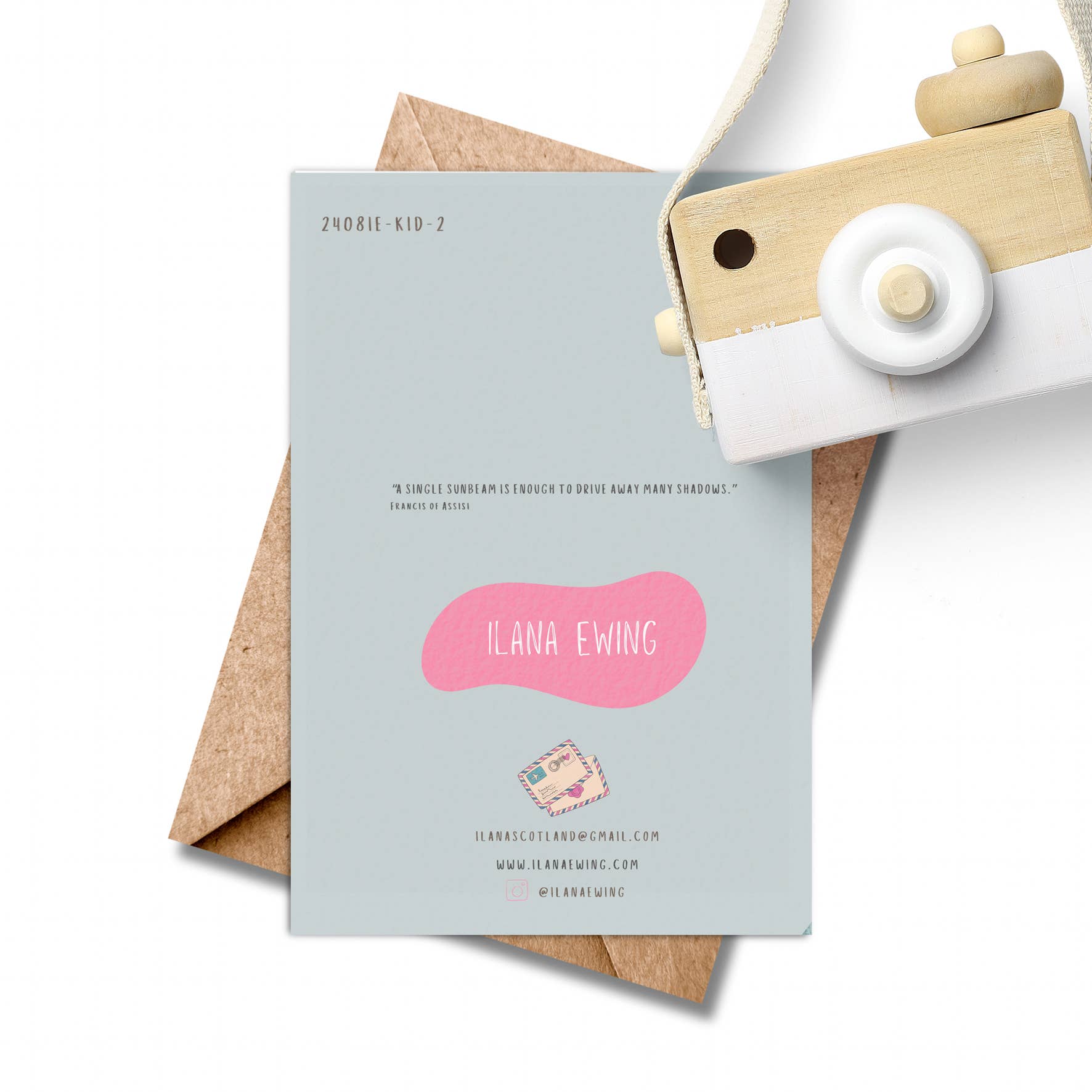 Age 2 Bear Birthday Card - Kids 2nd Birthday.
