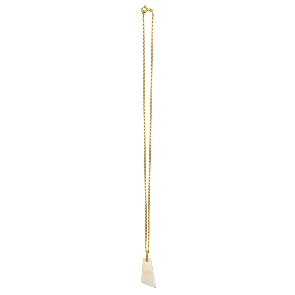 BRANCH Buffalo White Horn  Pendant - Gold