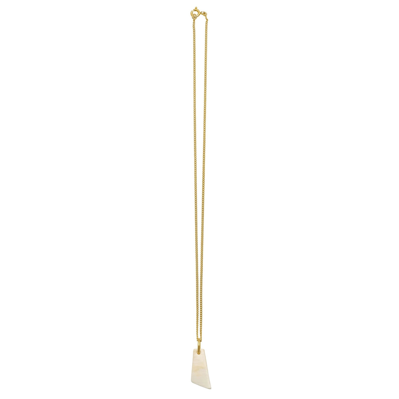 BRANCH Buffalo White Horn  Pendant - Gold
