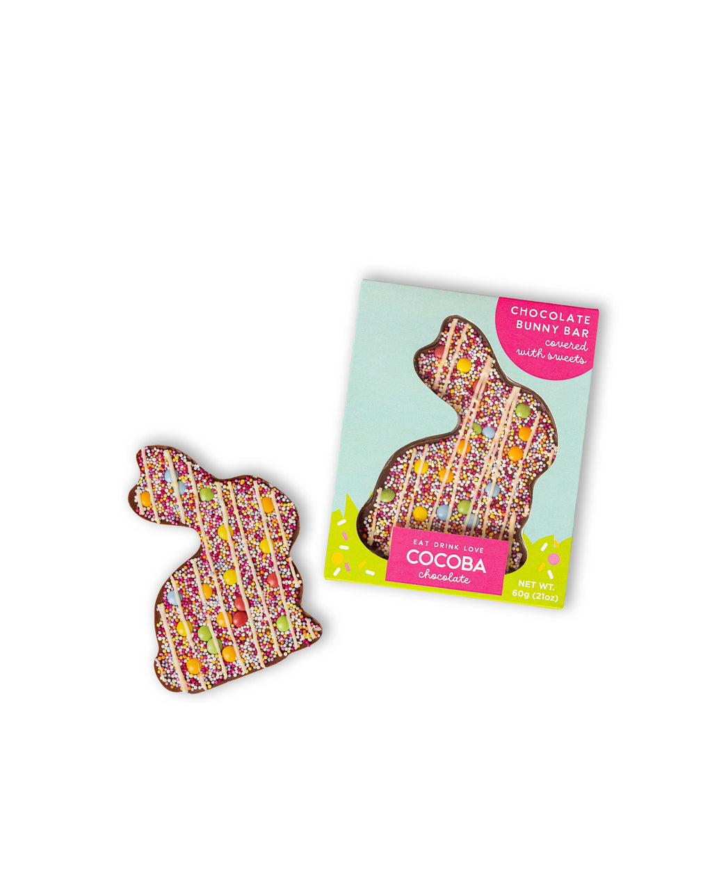 Loaded Chocolate Bunny Bar, 60g
