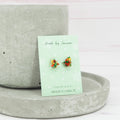 Star glitter Christmas tree studs