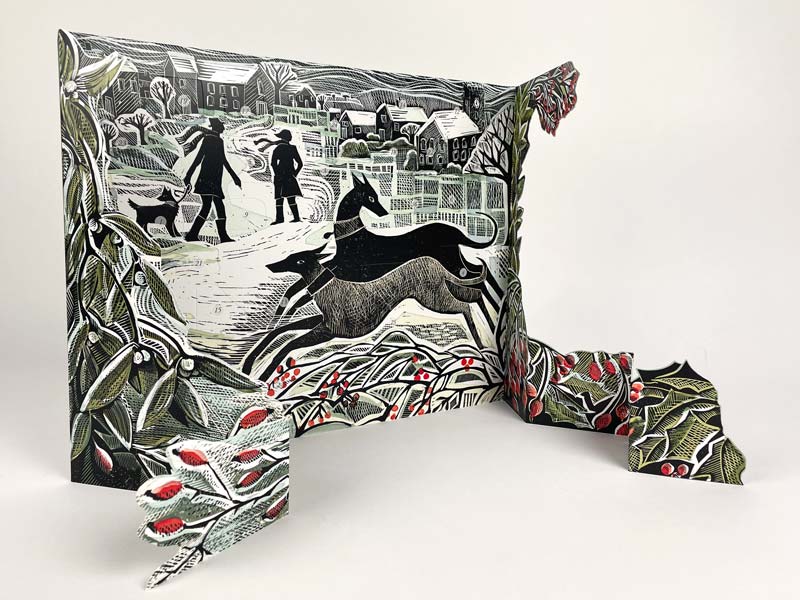 ART FOLDING OUT ADVENT CALENDARS