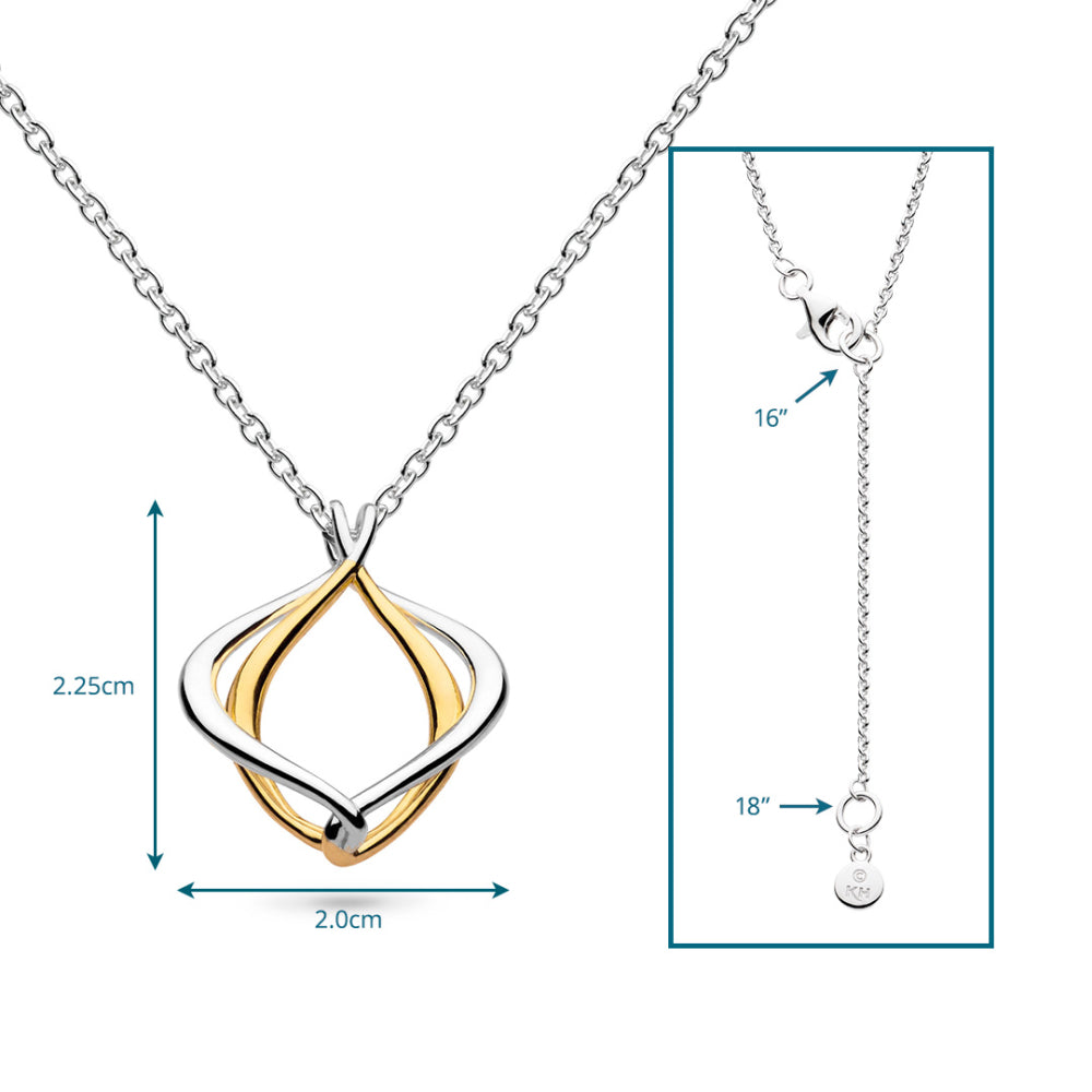 Alicia Golden Petite Necklace 18"