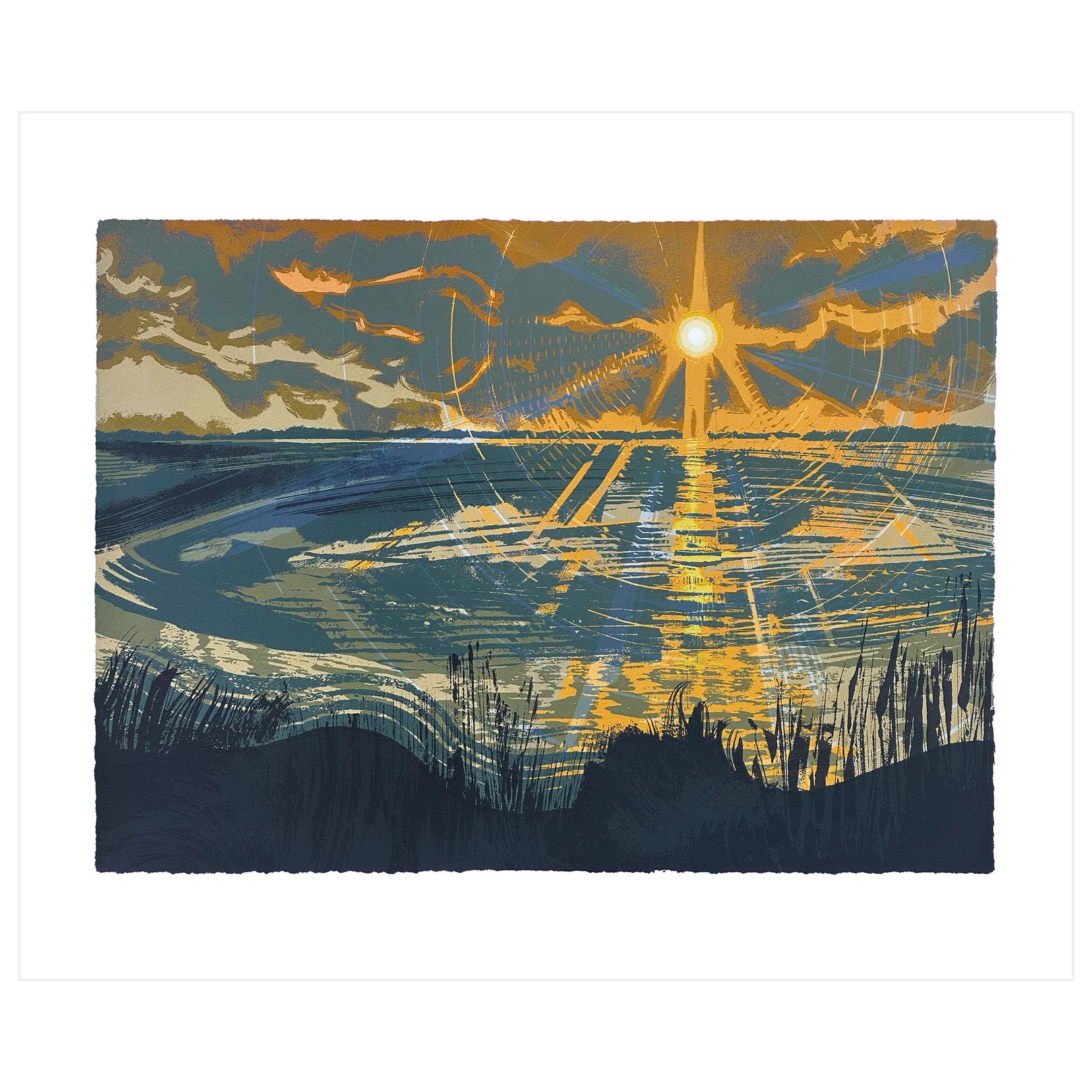 Severn Eventide Greeting Card