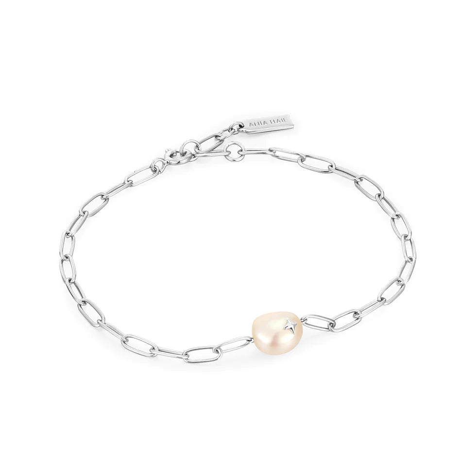 Elegant Single Pearl Bracelet | Ora Gift Silver by Ora Gift