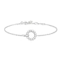 Interlinked Circles Pavé Bracelet - Silver
