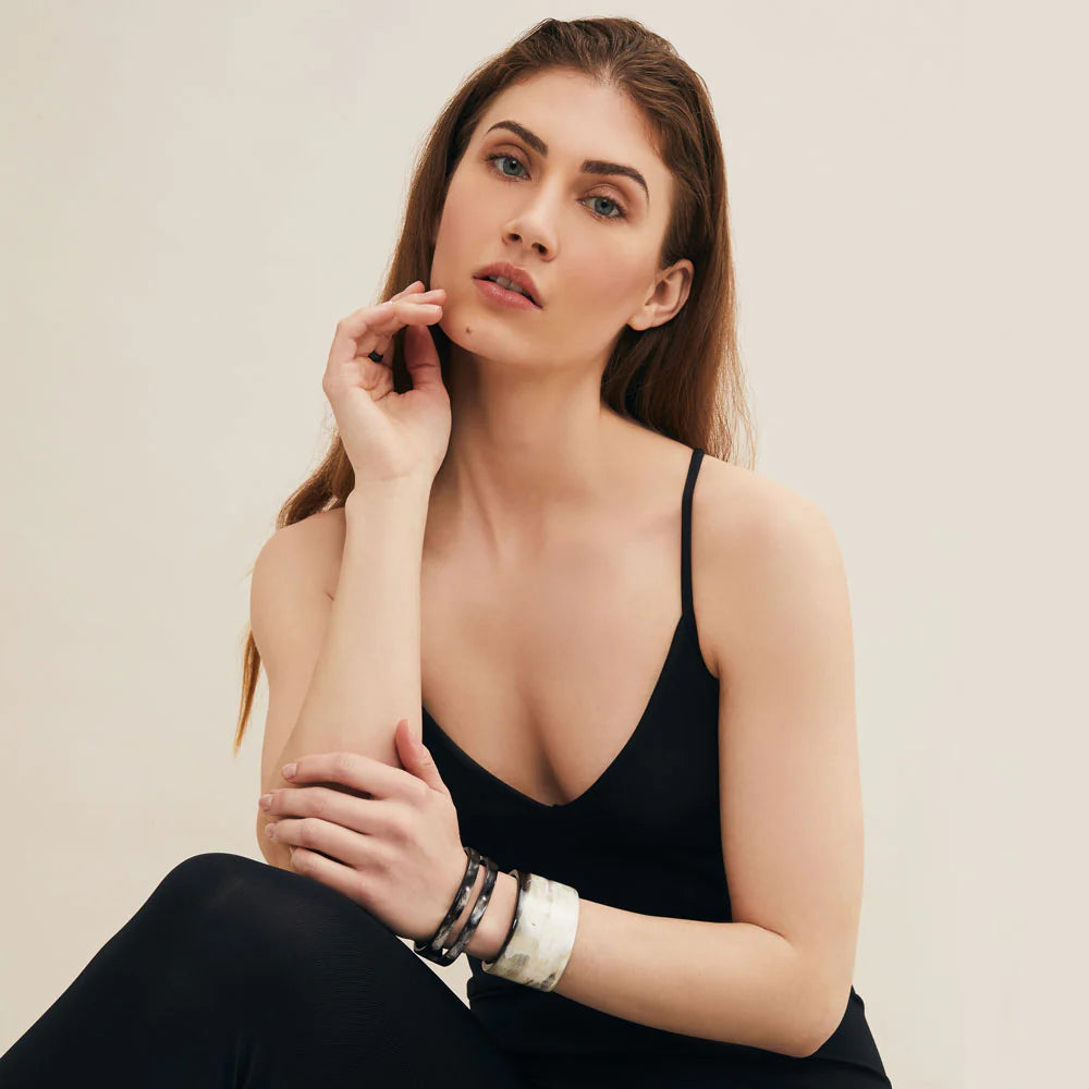 BRANCH Buffalo Horn Cut Out Cuff