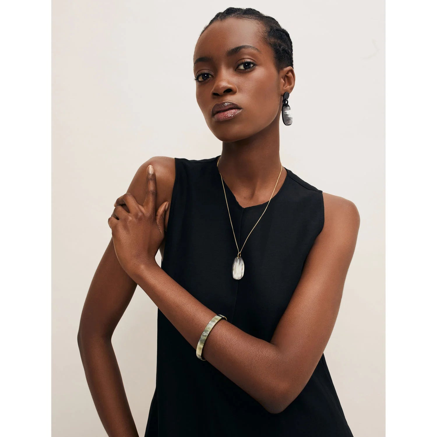 BRANCH Slim Buffalo Horn Bangles