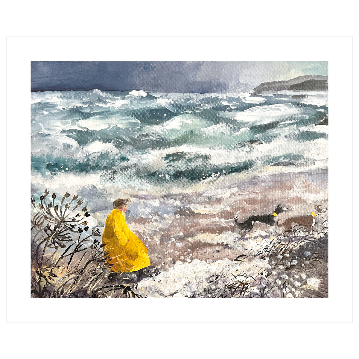 Sea Foam greeting card by Brita Granström, view 2