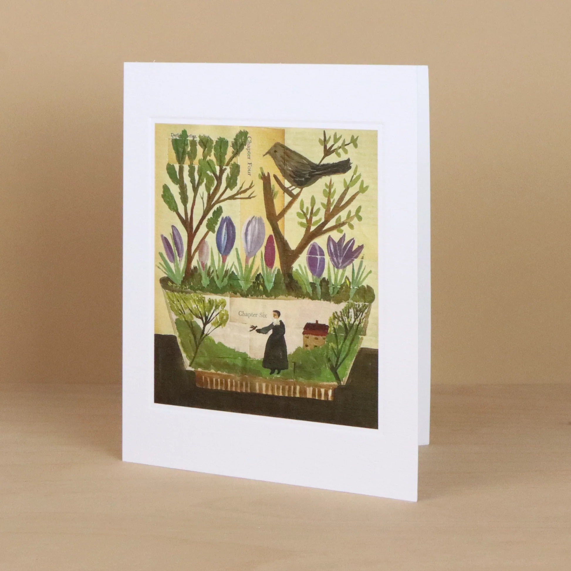 Spring Garden Bowl Greeting Card