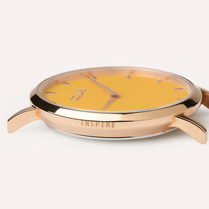 YELLOW WATCH 28MM DIAL