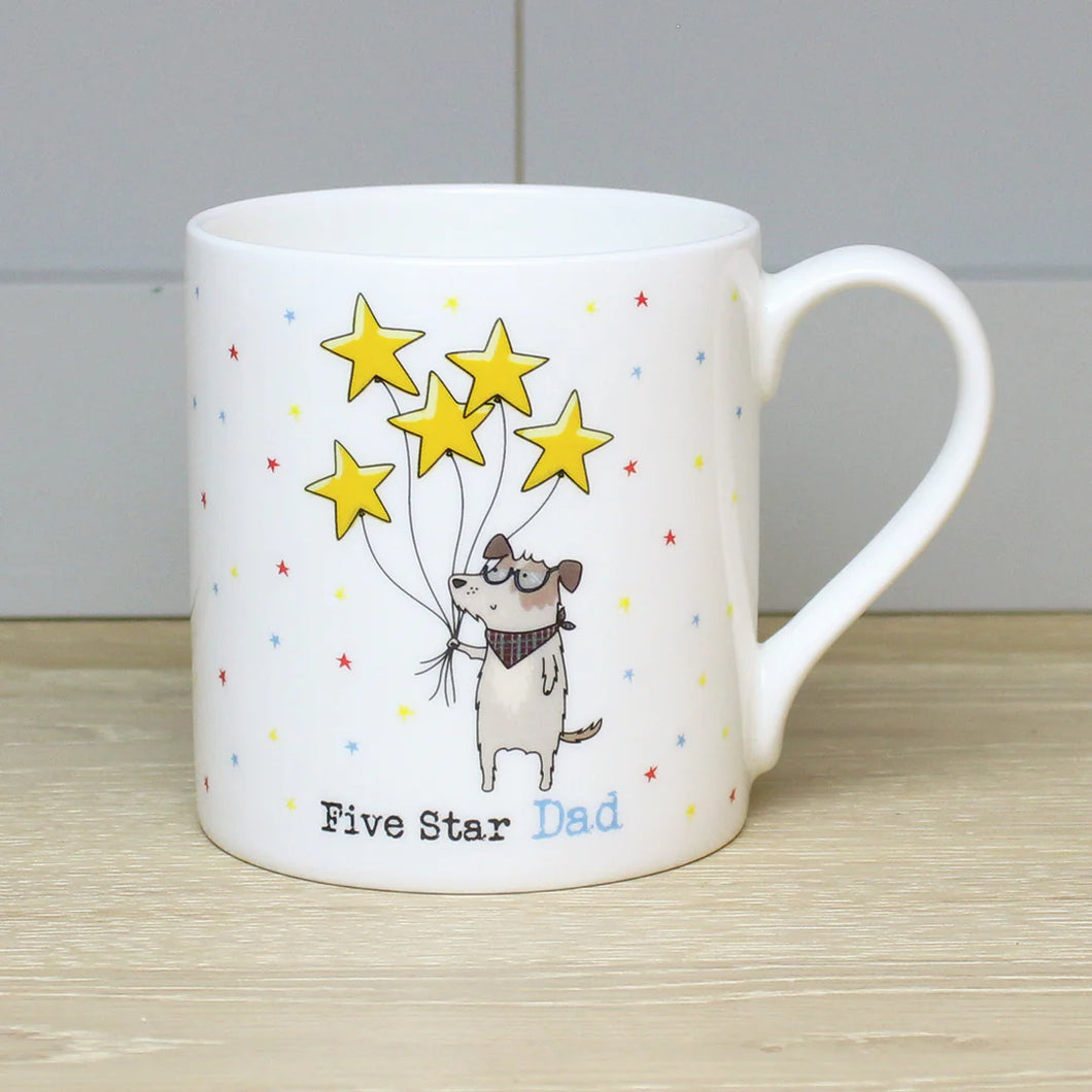 FIVE STAR DAD MUG