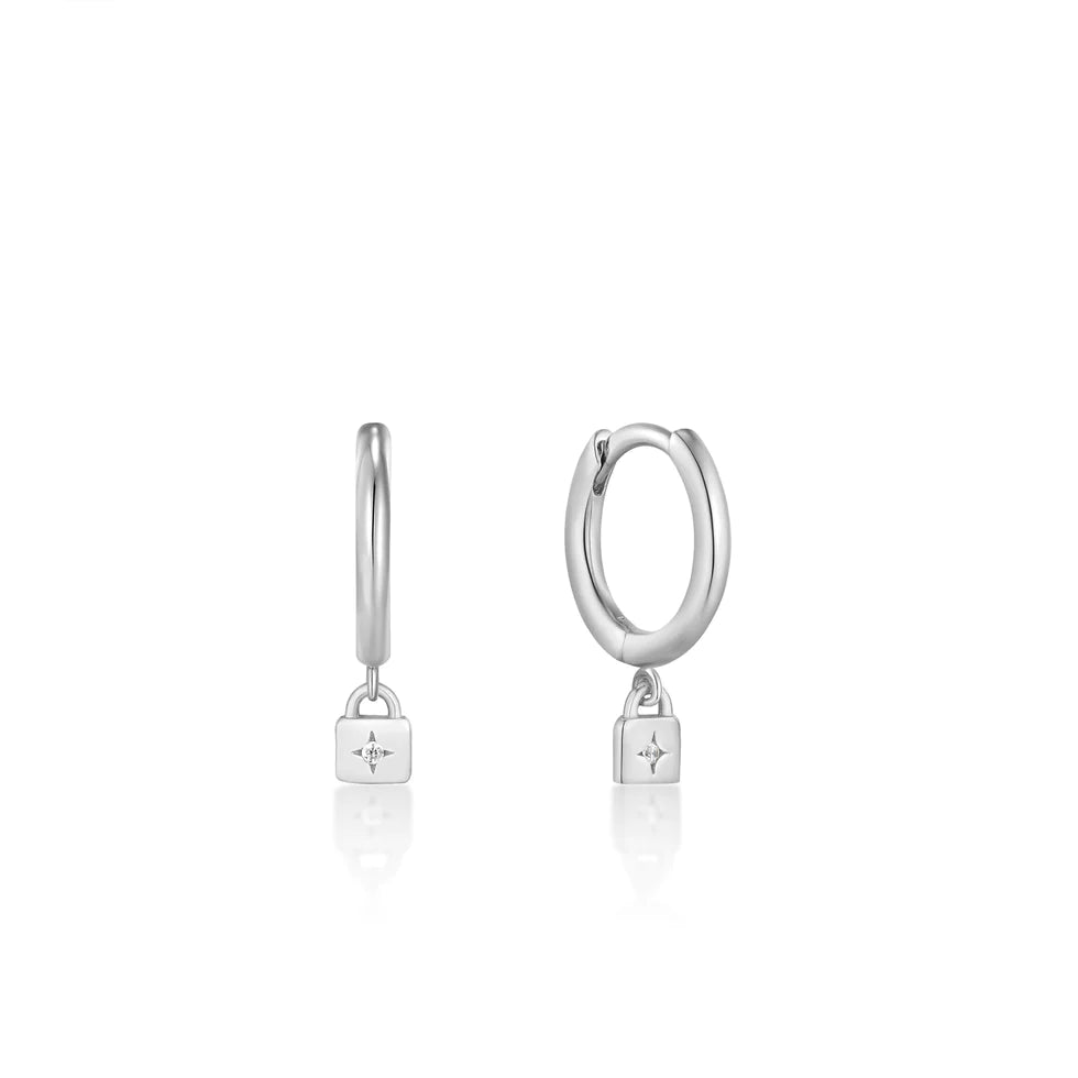 Padlock HOOP Earrings