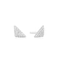 Triangular pave' studs