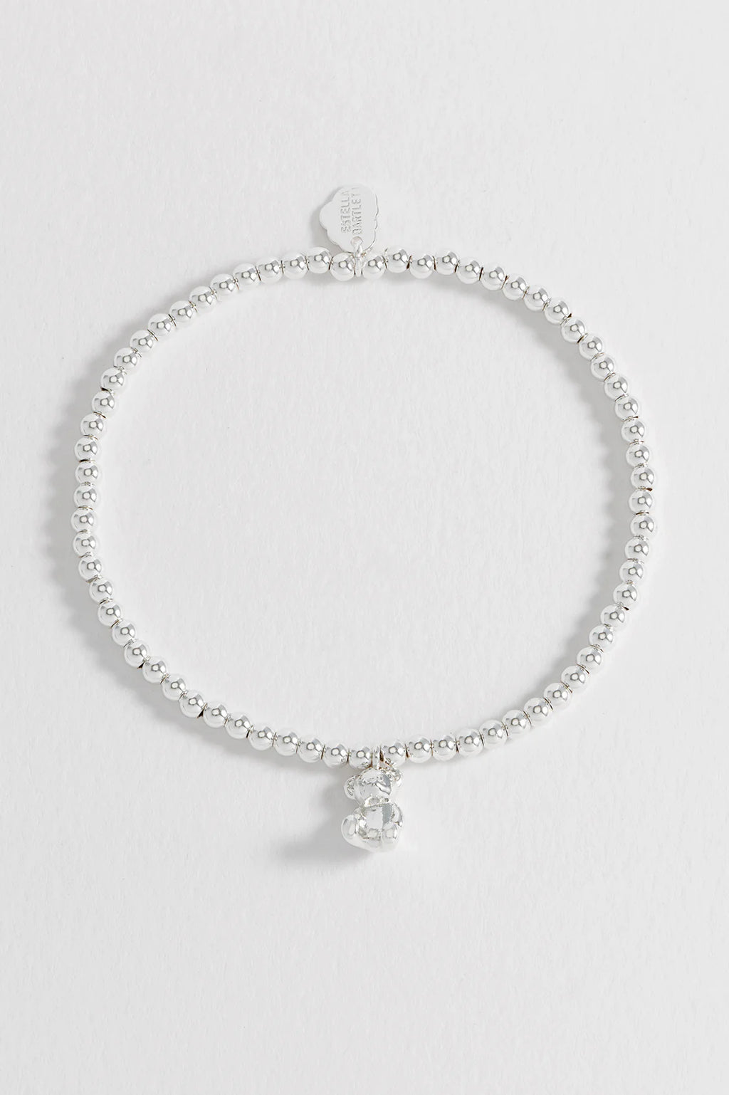 Sienna Beaded Teddy Bear Charm Bracelet