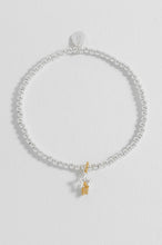 Load image into Gallery viewer, Sienna Beaded Interlinked Star Charm Bracelet
