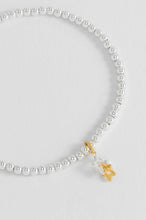 Load image into Gallery viewer, Sienna Beaded Interlinked Star Charm Bracelet
