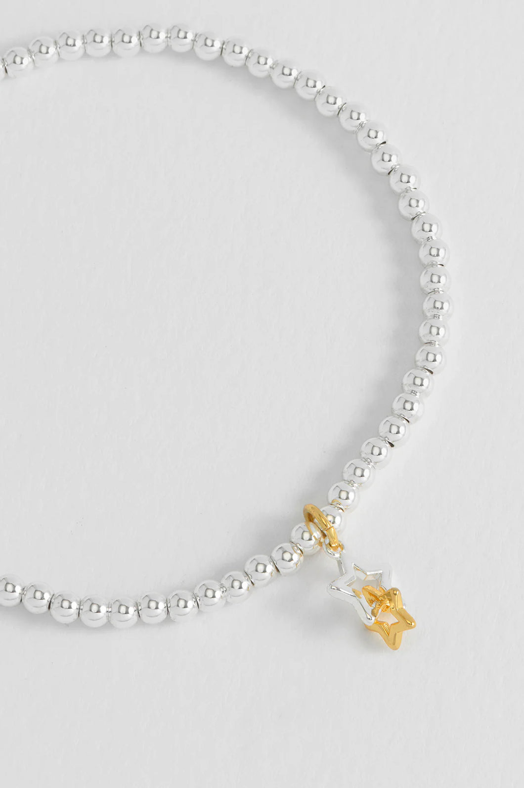 Sienna Beaded Interlinked Star Charm Bracelet