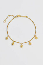 Load image into Gallery viewer, EB EDIT WATERPROOF PVD COATED Multi Pebble Double Chain Bracelet - Gold Plated
