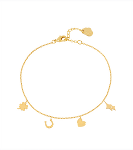 Love And Luck Charm Bracelet