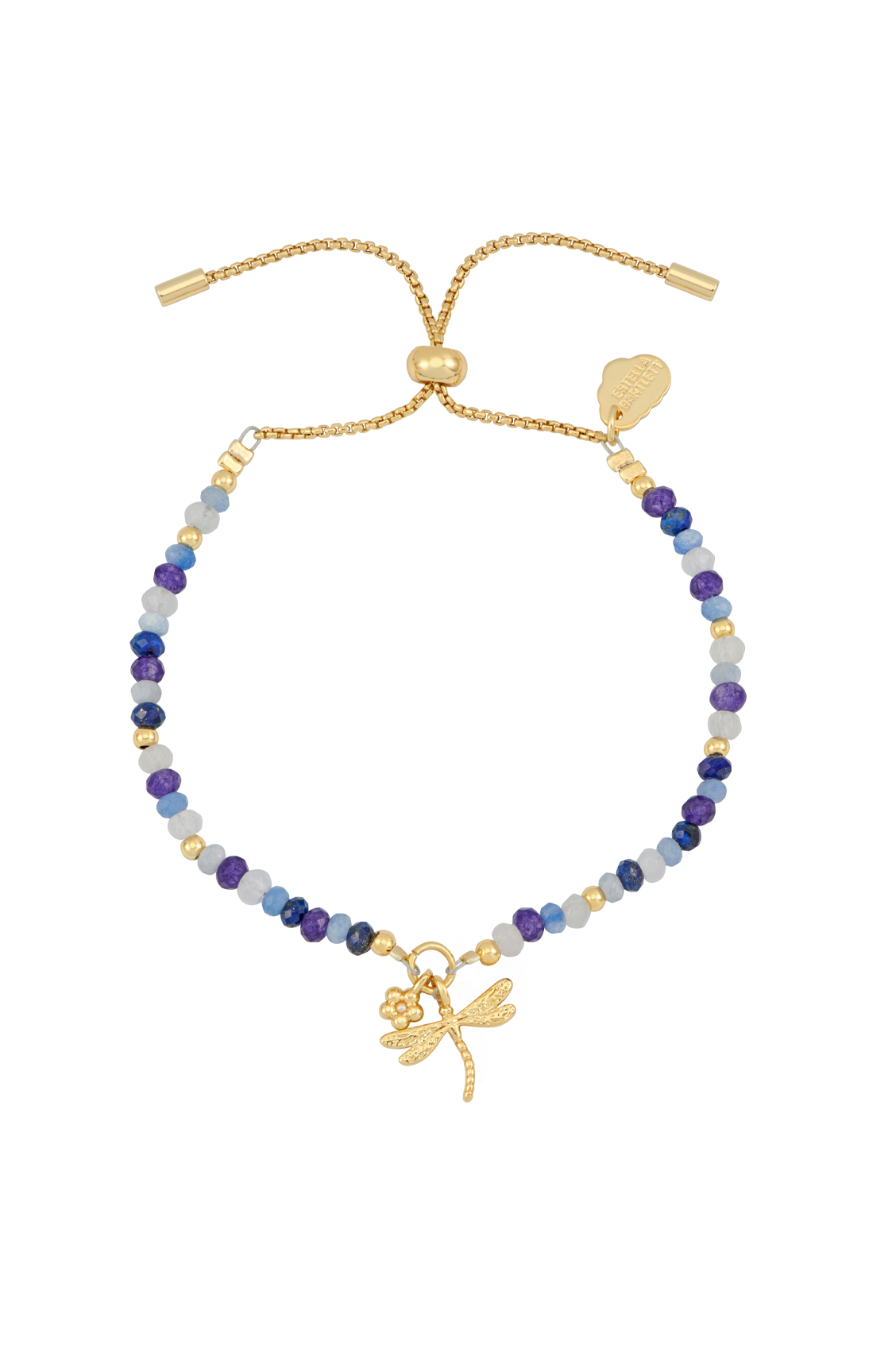 Flower and Dragonfly Amelia Bracelet