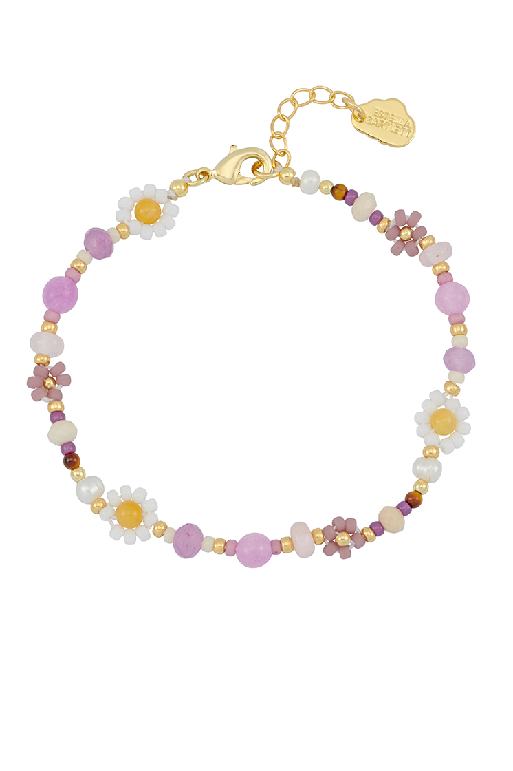 Flower Miyuki Bead Bracelet