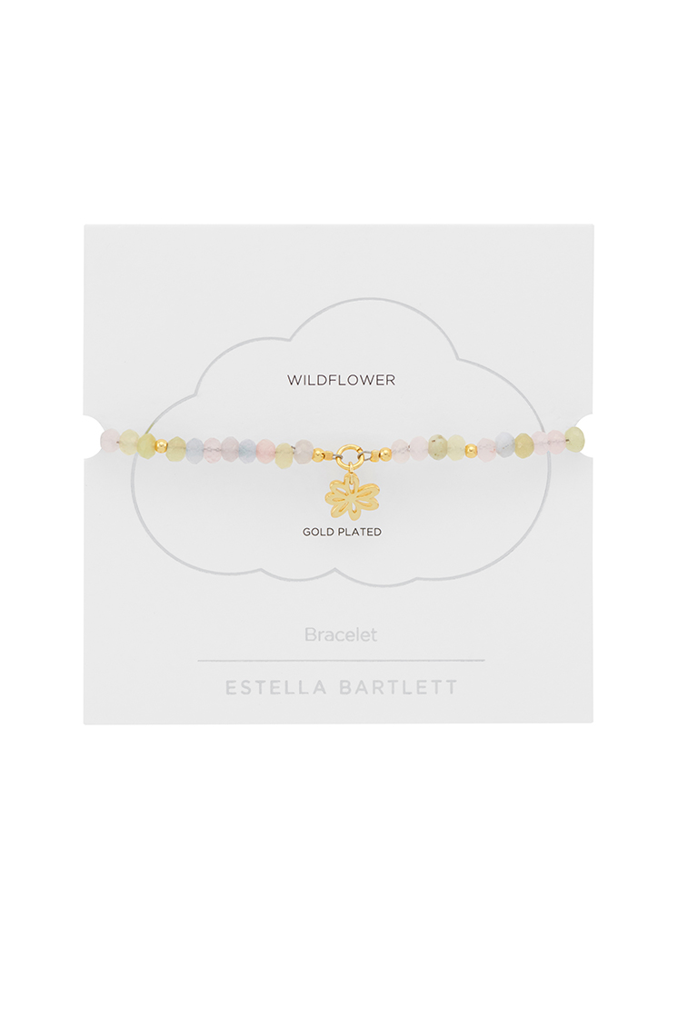 Faceted Mini Doodle Flower Bracelet