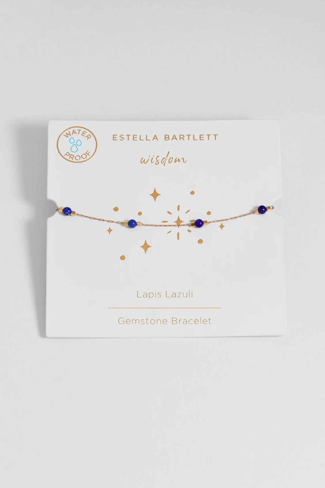 EB Wellness Wellness  Beaded Chain Bracelet - Waterproof PVD Gold Plated (Copy)