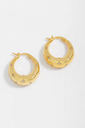 EB EDIT Multi Star CZ Hoop - Gold Plated