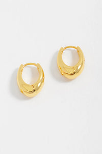 EB EDIT North Star Hinge Hoop Earring - Gold Plated