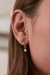 Linked Heart Studs