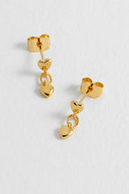 Load image into Gallery viewer, Linked Heart Studs
