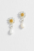 Load image into Gallery viewer, Wildflower Pearl Drop Studs
