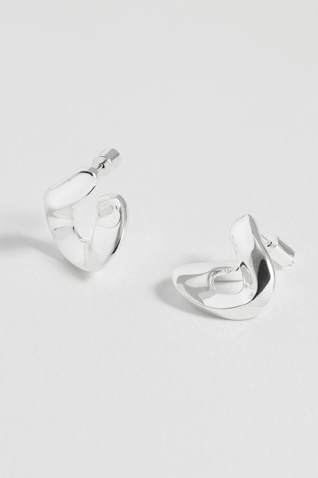 EB Edit Sculptural Twist Hoop Earrings