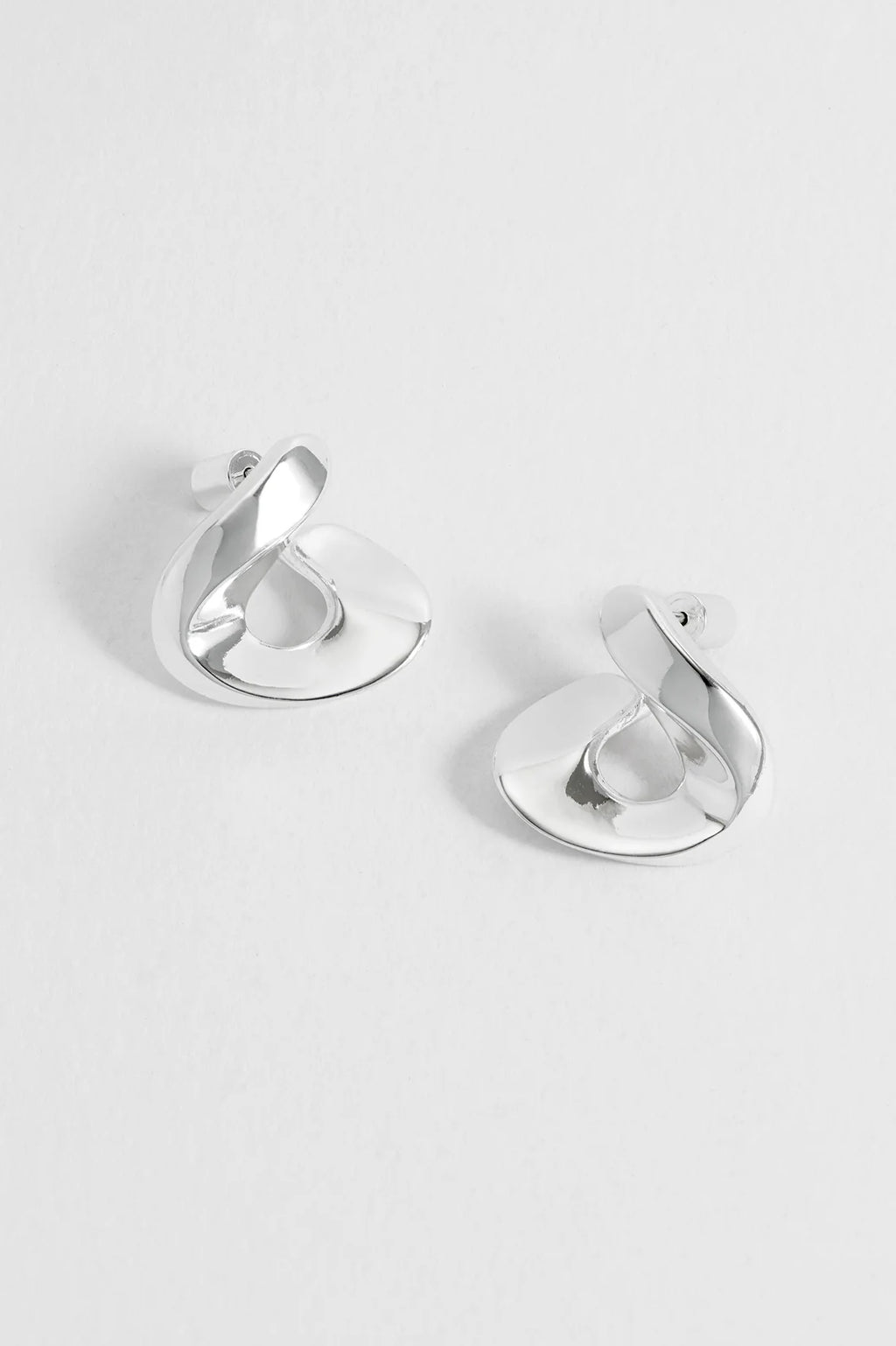 EB Edit Sculptural Twist Hoop Earrings