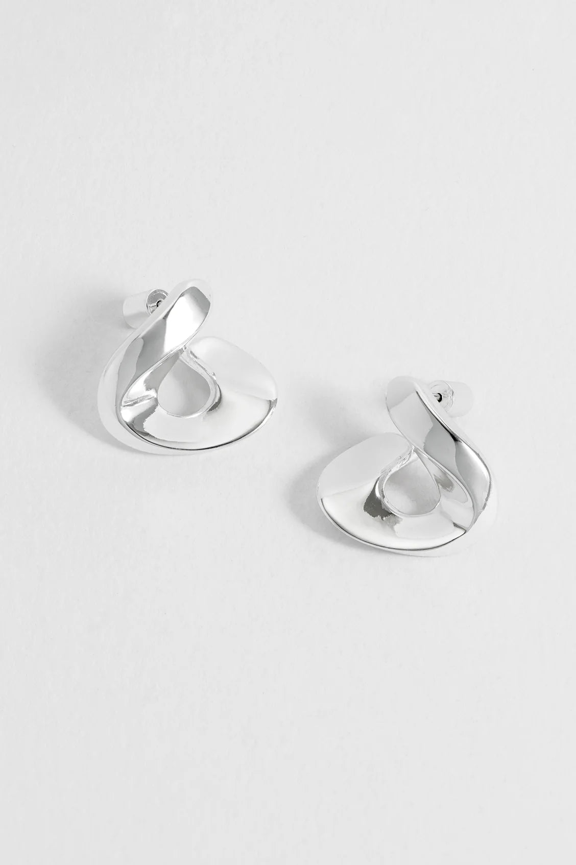 EB Edit Sculptural Twist Hoop Earrings